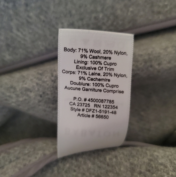 *SOLD* Aritzia Stedman Coat - Picture 5 of 5